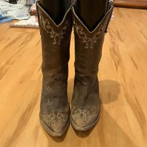 Durango brown Womens cowboy boots size 7m.
